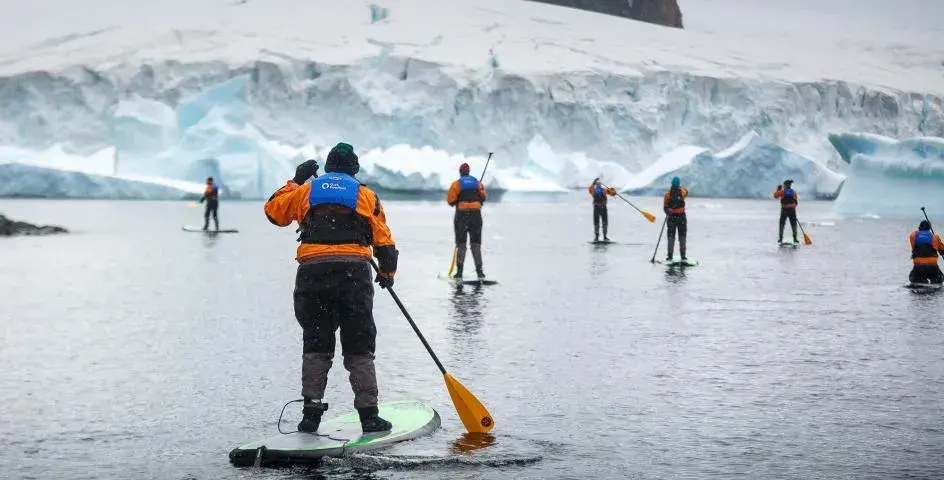 Stand up Paddleboarding in Antarctic Cruises
